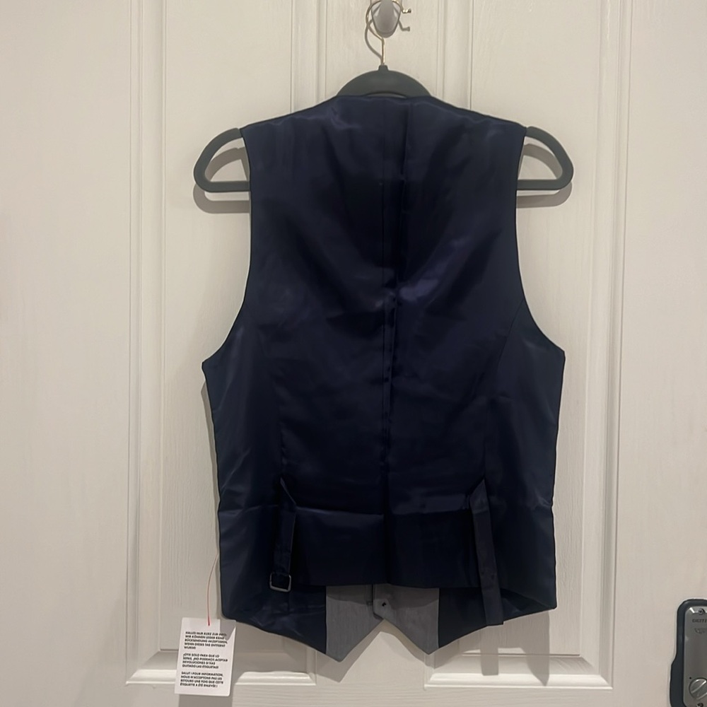 🤎ASOS DESIGN slim fit suit vest with wool in charcoal - Picture 7 of 9
